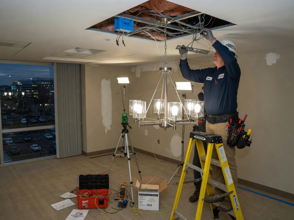 Lighting Fixture Installation in Arlington
